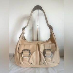 LONGCHAMP Leather Hobo Shoulder Bag